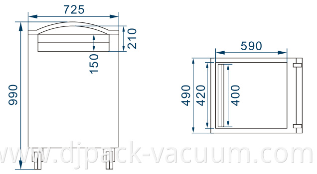 Single Chamber Vacuum Packaging Machine